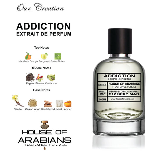Addiction Our Creation of (212 Sexy Man Inspired By Carolina Herrera)