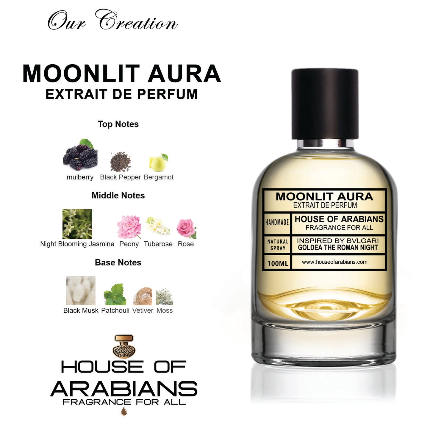MoonLit Aura Our Creation of (Goldea The Roman Night Inspired by Bvlgari)