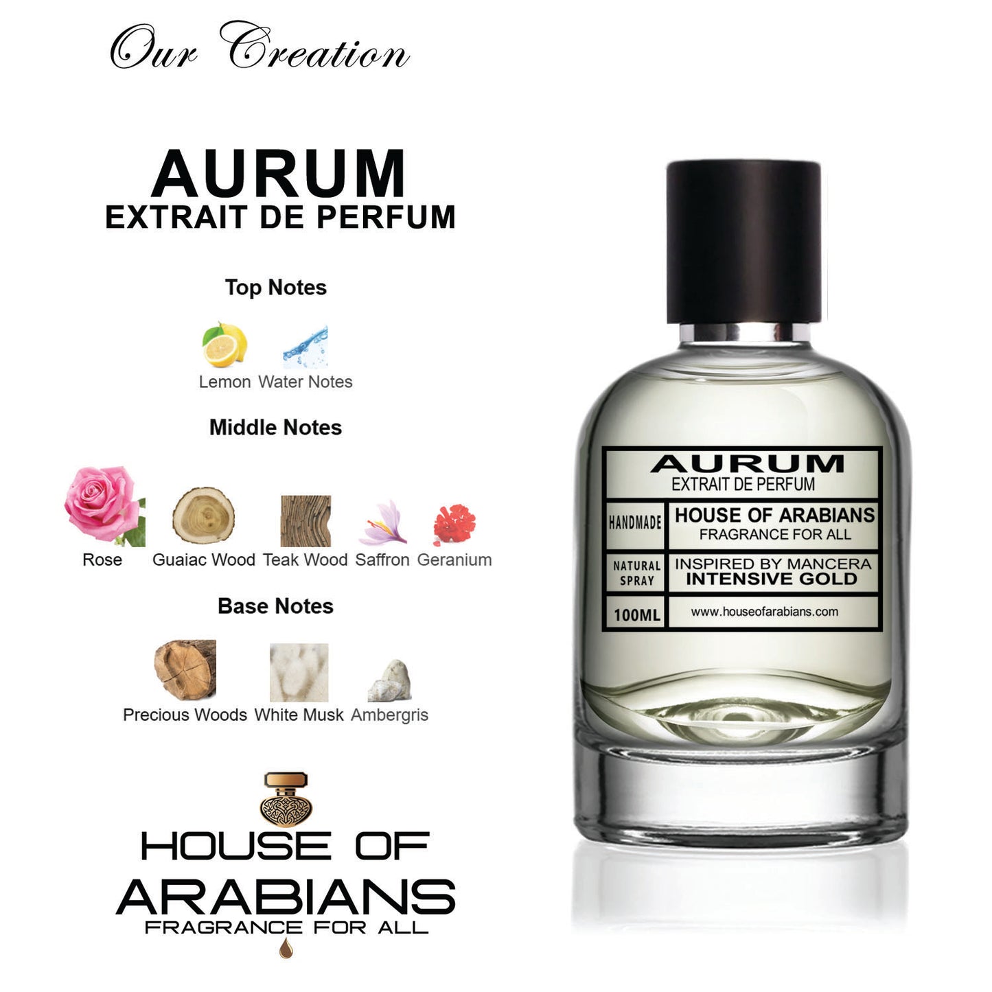 Aurum Our Creation of (Instensive Gold Inspired By Mancera)