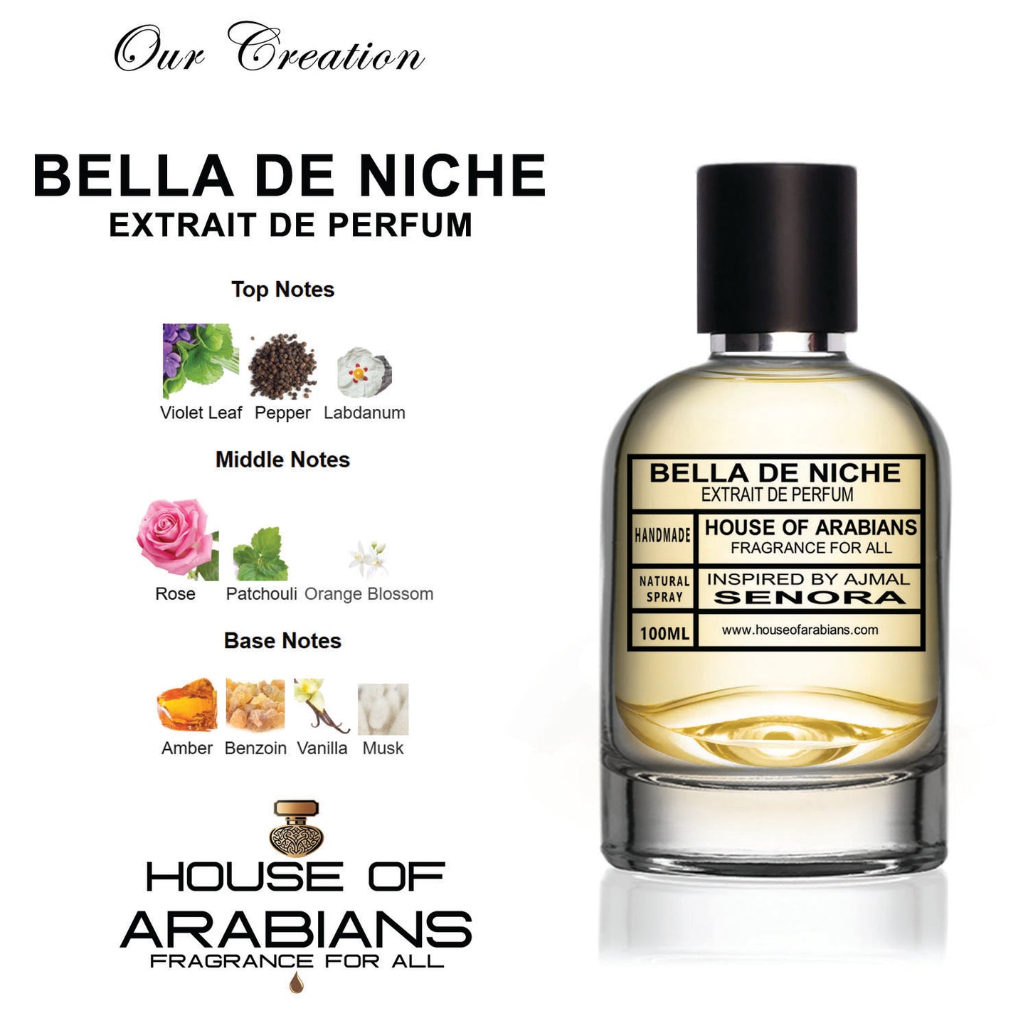 Bella De Niche Our Creation of (Senora Inspired by Ajmal)
