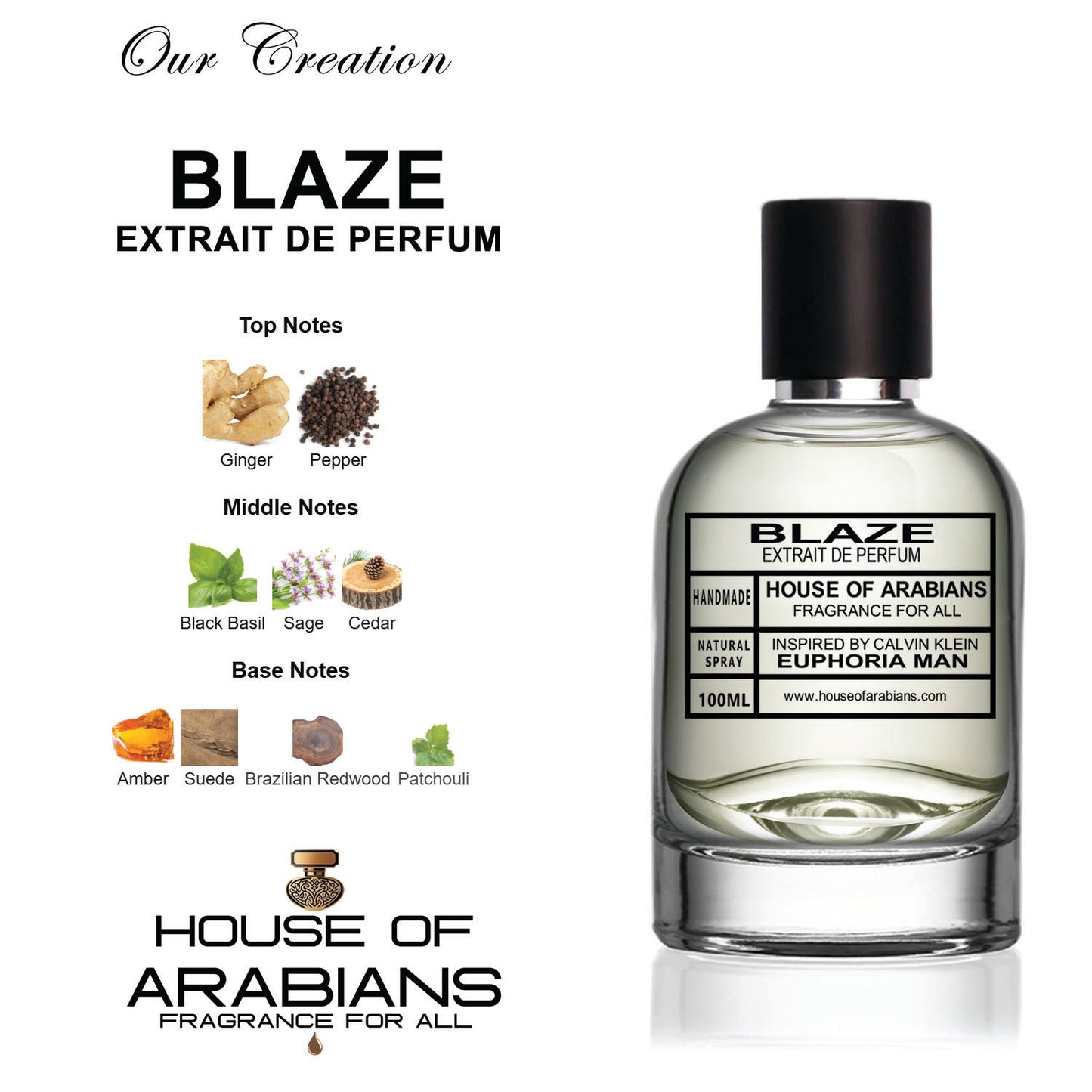 Blaze Our Creation of (Euphoria Man Inspired By Calvin Klein)