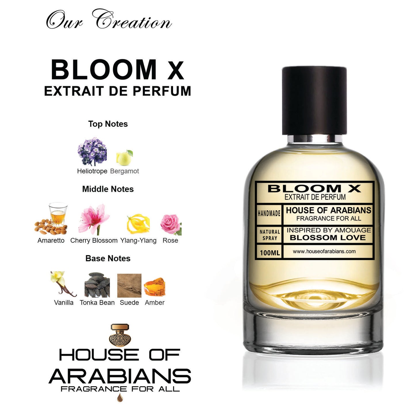 Bloom X Our Creation of (Blossom Love Inspired by Amouage)