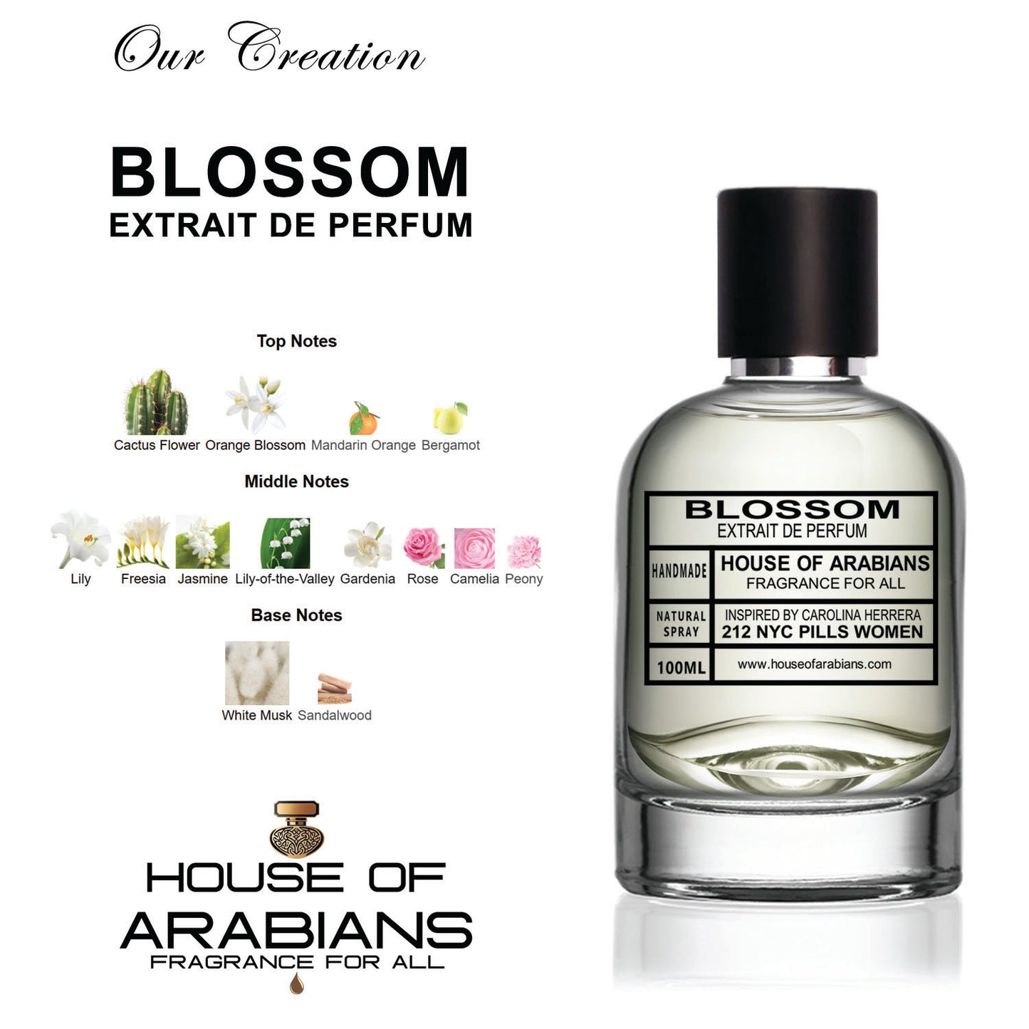 Blossom Our Creation of (212 Nyc Pills Women Inspired By Carolina Herrera)