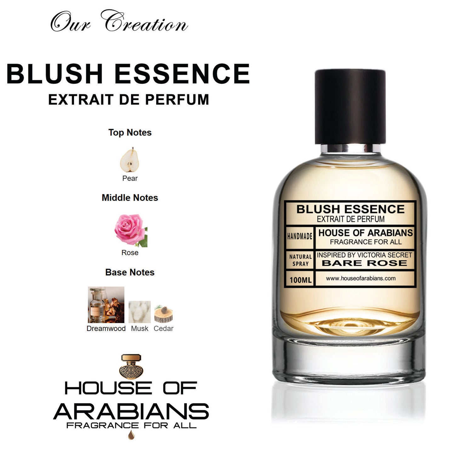 Blush Essence Our Creation of (Bare Rose Inspired by Victoria Secret)