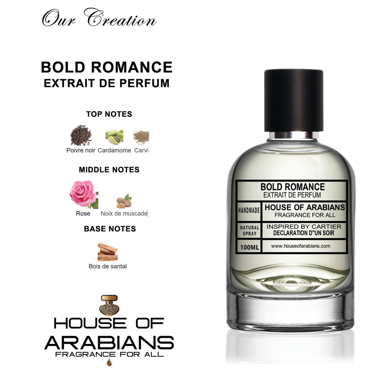 Bold Romance Our Creation of (Declaration D"Un Soir Inspired By Cartier)
