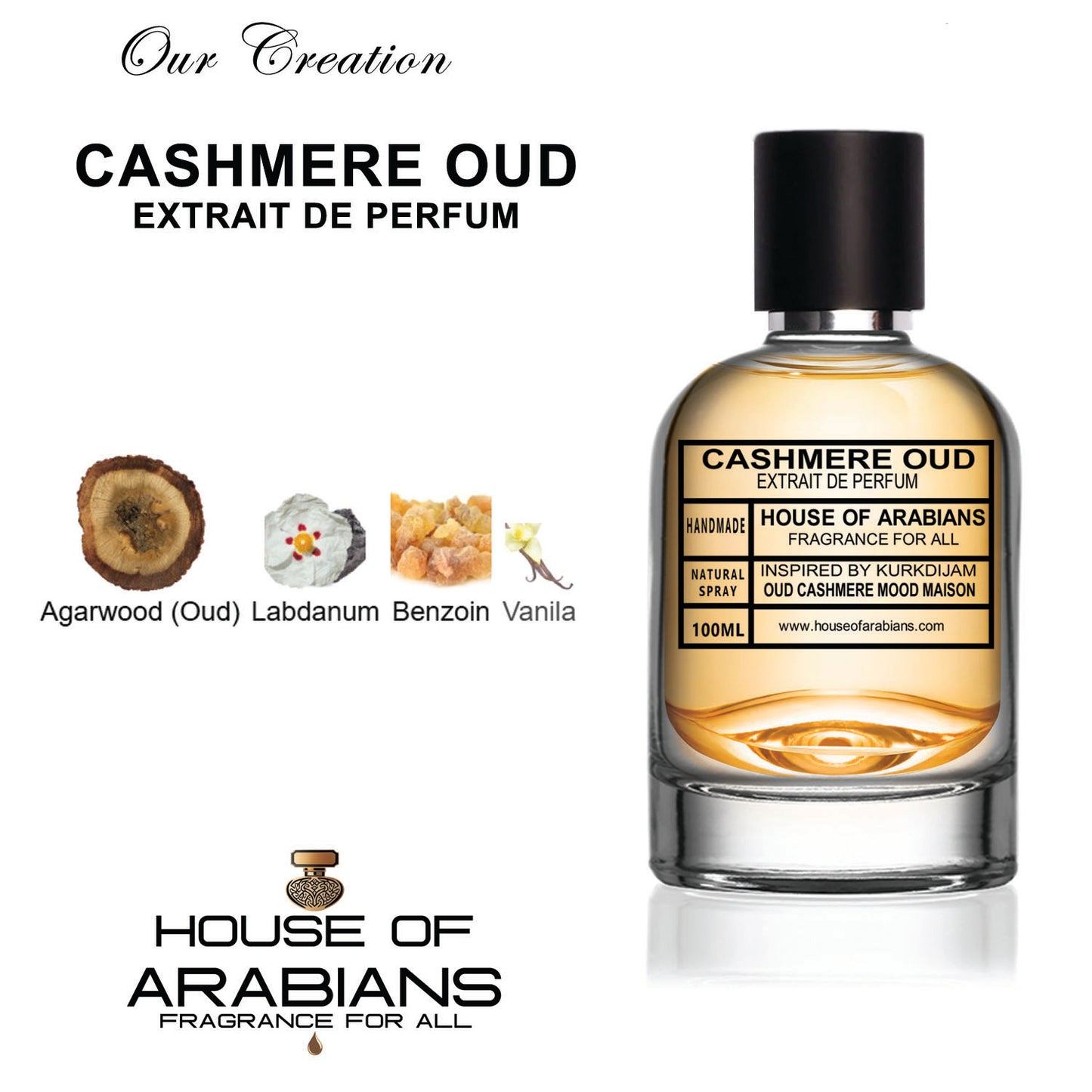 Cashmere Oud Our Creation of (Oud Cashmere Mood Maison Inspired by Kurkdijam)
