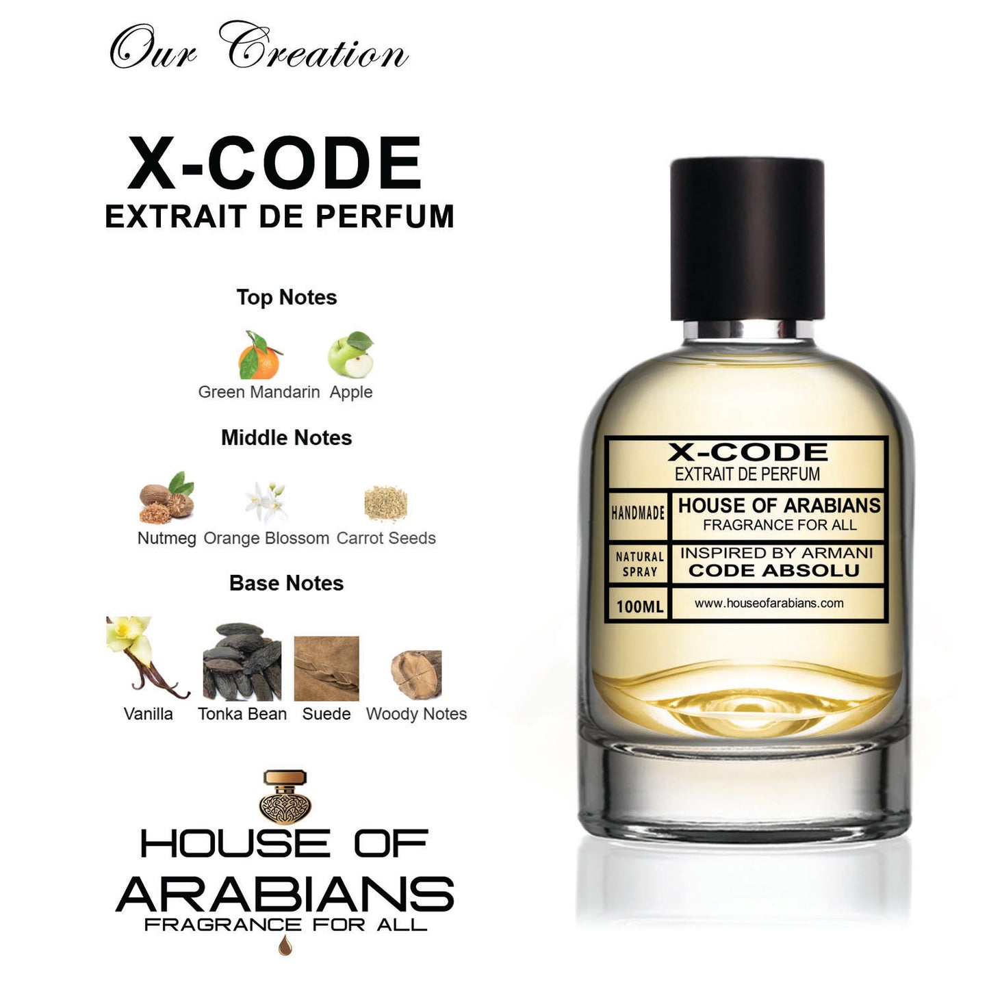 X-Code Our Creation of (Code Absolu Inspired By Armani)