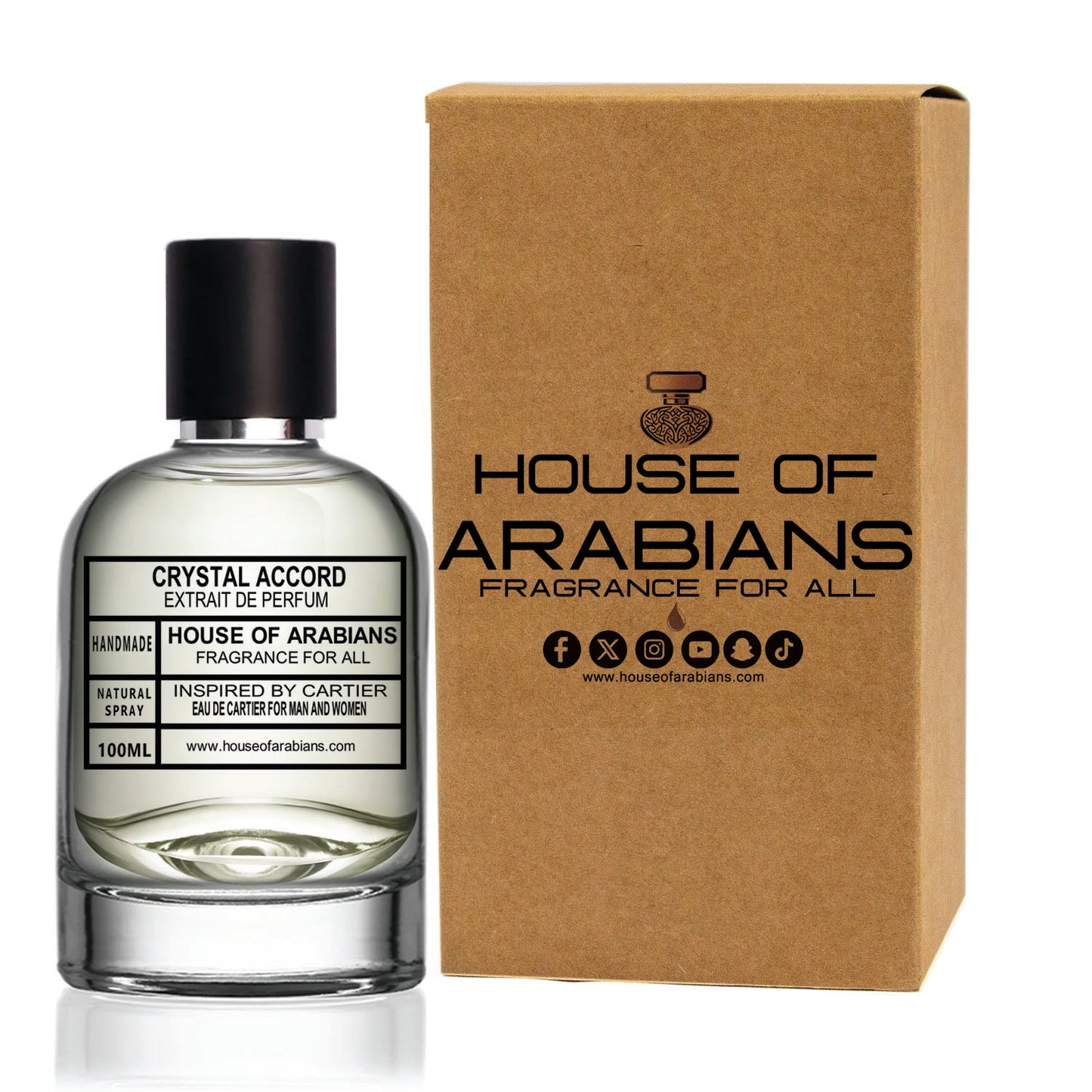 Crystal Accord Our Creation of (Eau De Cartier For Man And Women Inspired By Cartier)
