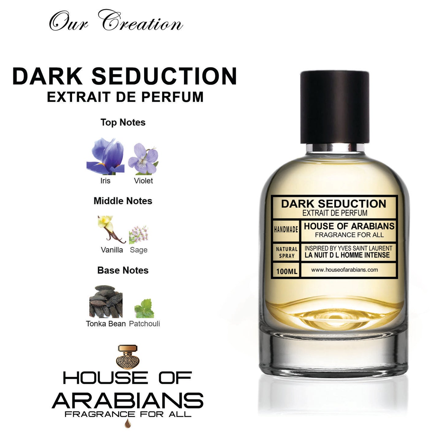 Dark Seduction Our Creation of (La Nuit D L Homme Intense Inspired by Yves Saint Laurent)