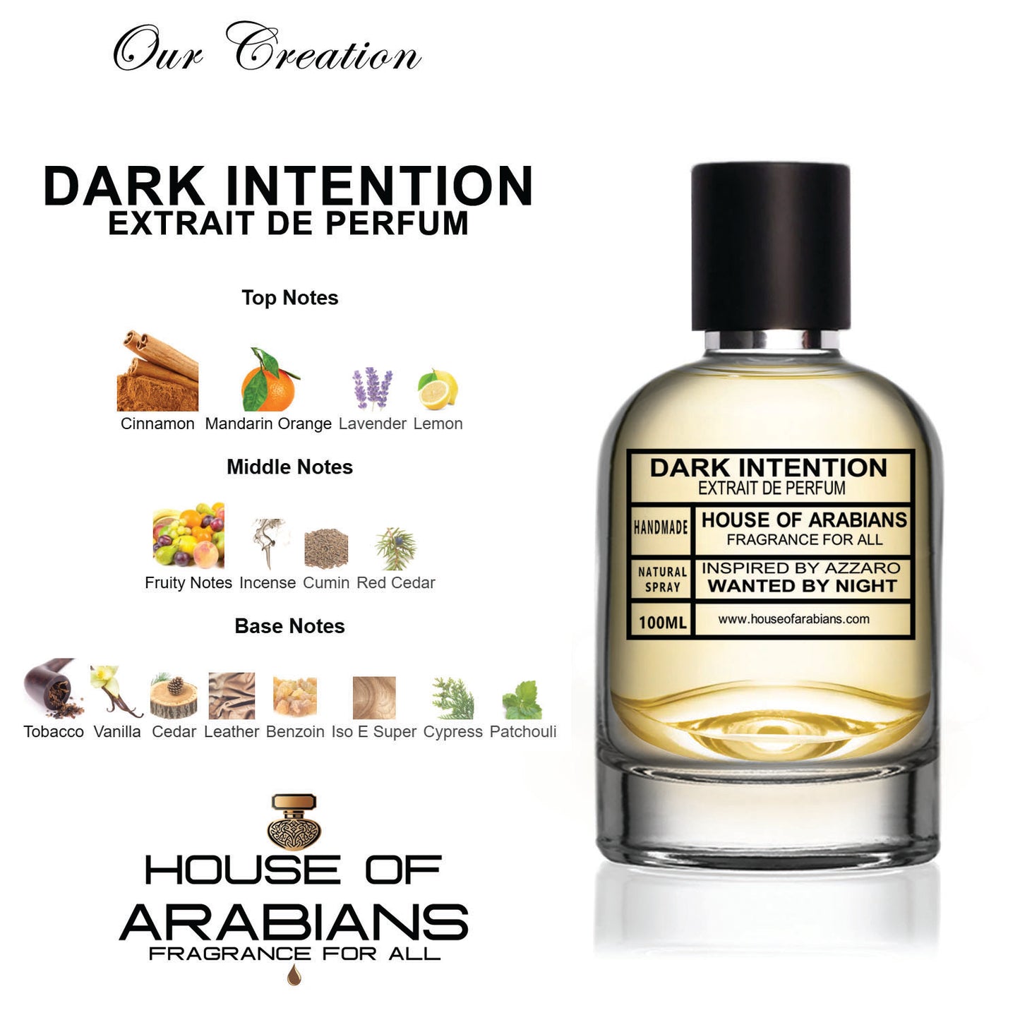 Dark Intention Our Creation of (Wanted By Night Inspired By Azzaro)