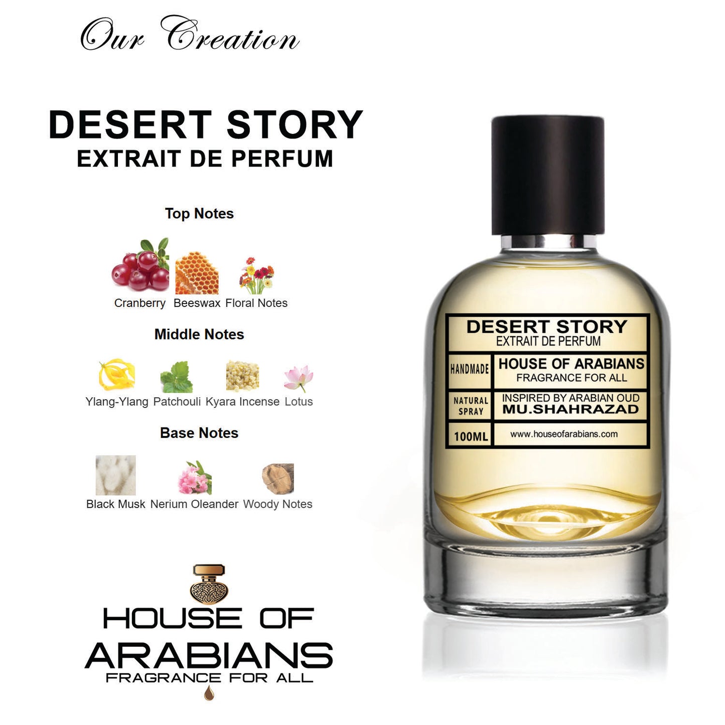 Desert Story Our Creation of (Mu.Shahrazad Inspired By Arabian Oud)