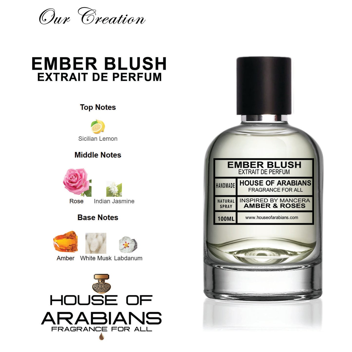 Ember Blush Our Creation of (Amber & Roses Inspired By Mancera)
