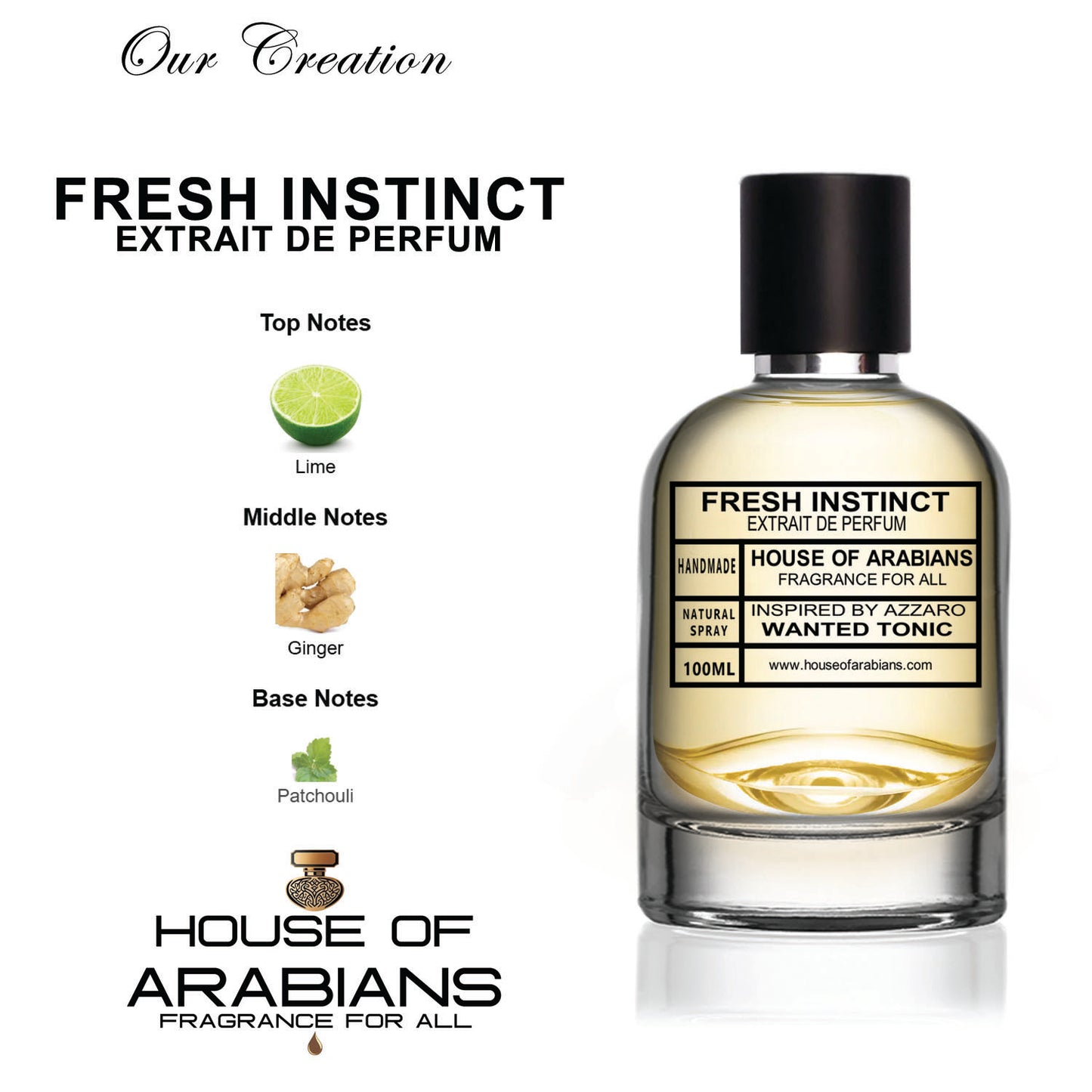 Fresh Instinct Our Creation of (Wanted Tonic Inspired By Azzaro)
