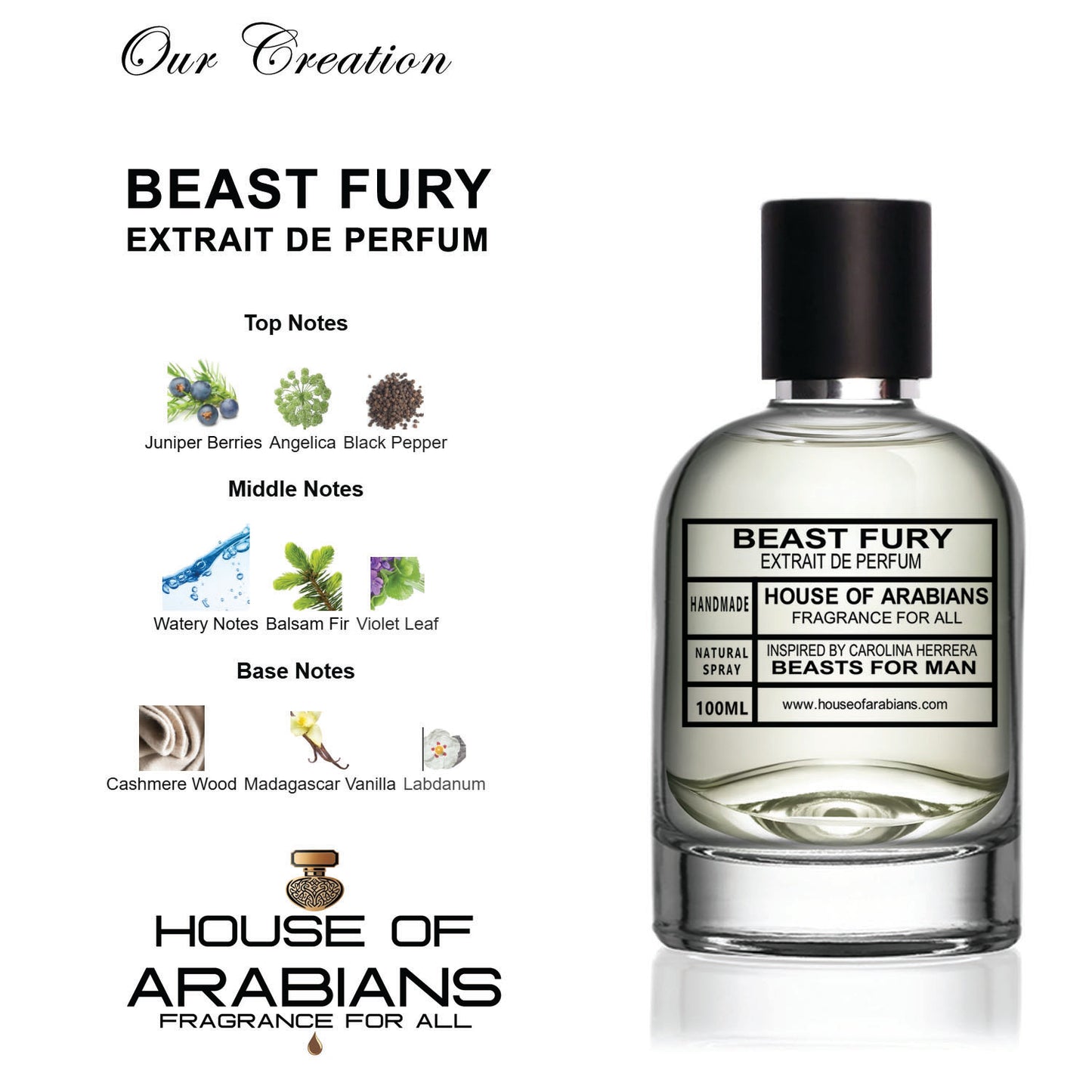 Beast Fury Our Creation of (Beasts For Man Inspired By Carolina Herrera)