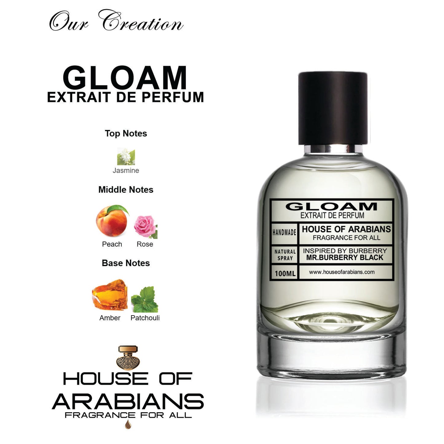 Gloam Our Creation of (Mr. Burberry Black Inspired By Burberry)