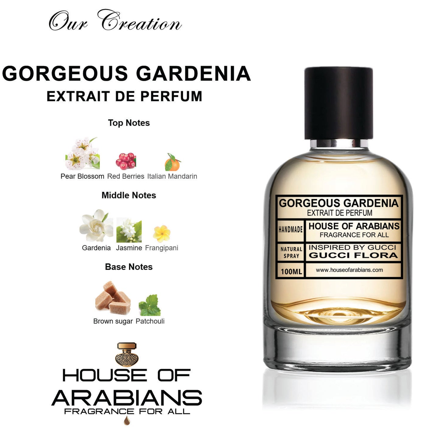 Gorgeous Gardenia Our Creation of (Gucci Flora Inspired by Gucci)