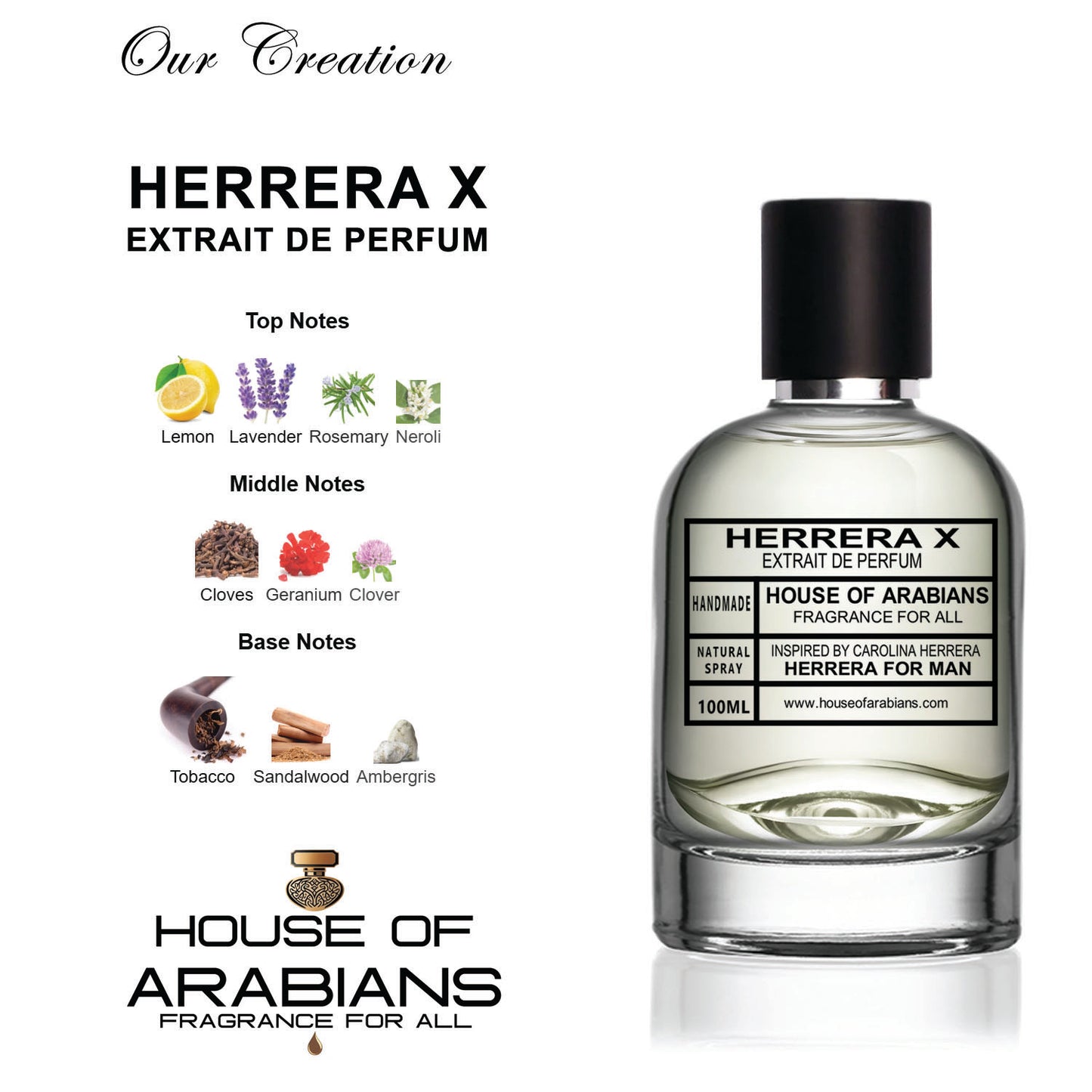 Herrera X Our Creation of (Herrera For Man Inspired By Carolina Herrera)