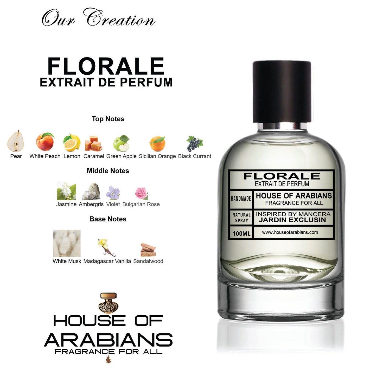 Florale Our Creation of (Jardin Exclusin Inspired By Mancera)