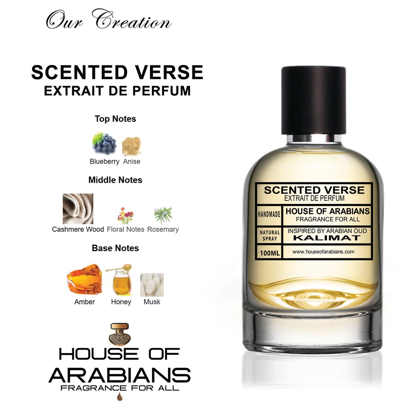 Scented Verse Our Creation of (Kalimat Inspired By Arabian Oud)