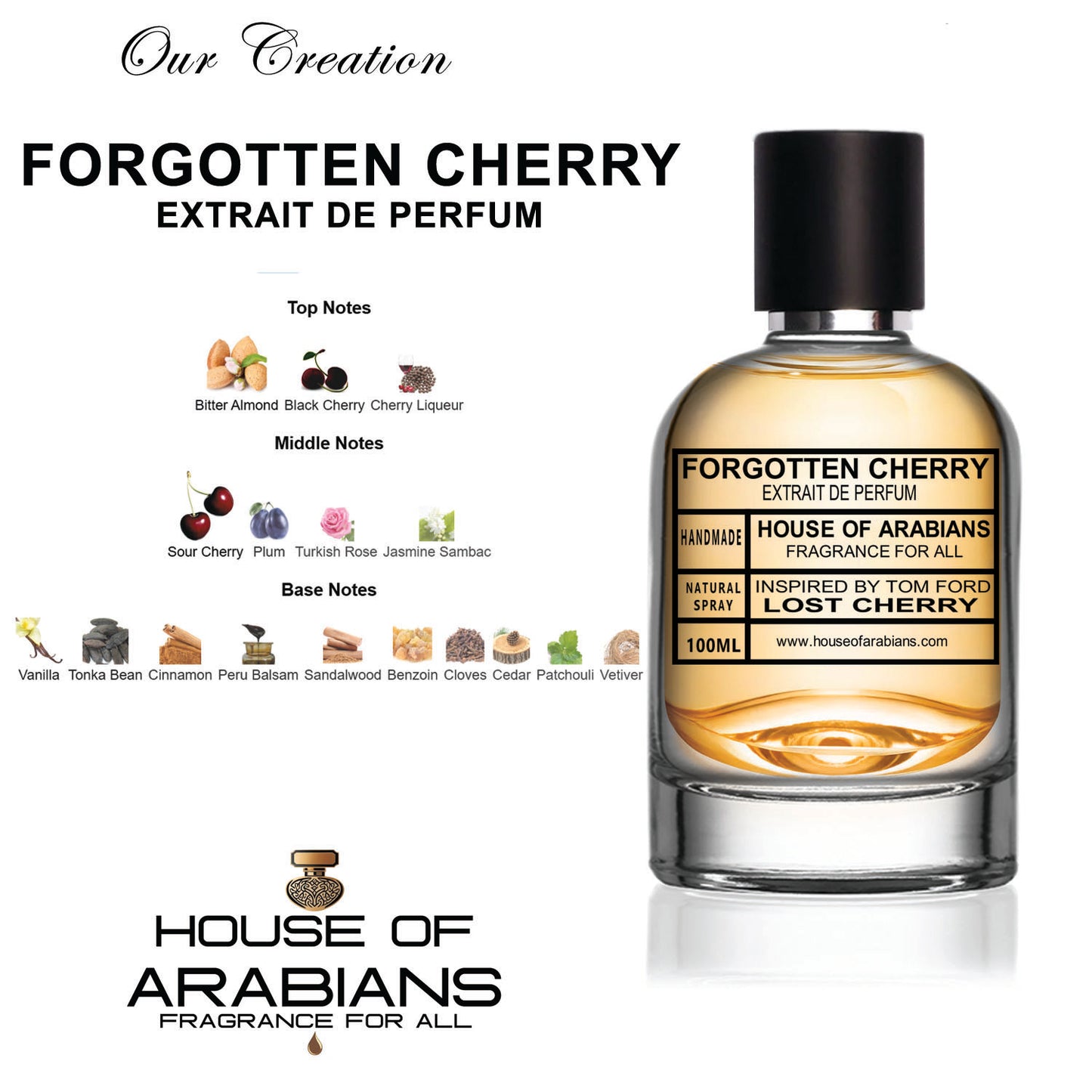 Forgotten Cherry Our Creation of (Lost Cherry Inspired by Tom Ford)