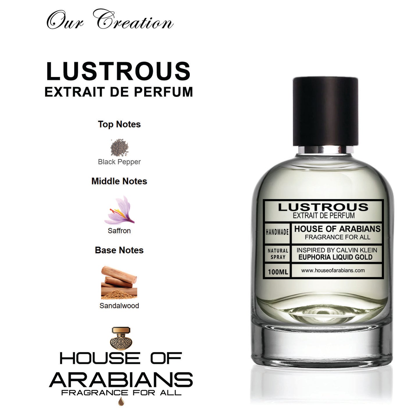 Lustrous Our Creation of (Euphoria liquid Gold Inspired By Calvin Klein)
