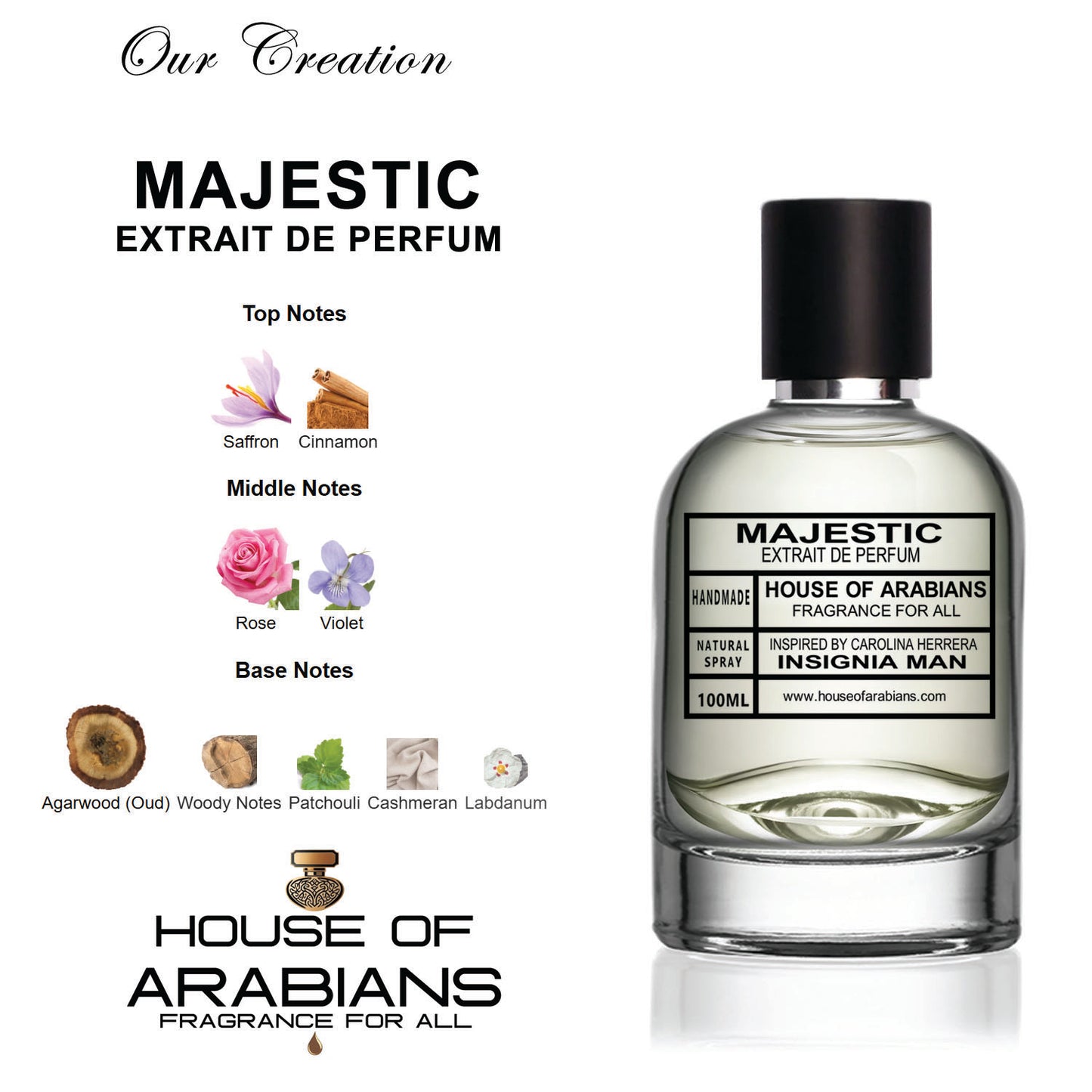 Majestic Our Creation of (Insignia Man Inspired By Carolina Herrera)