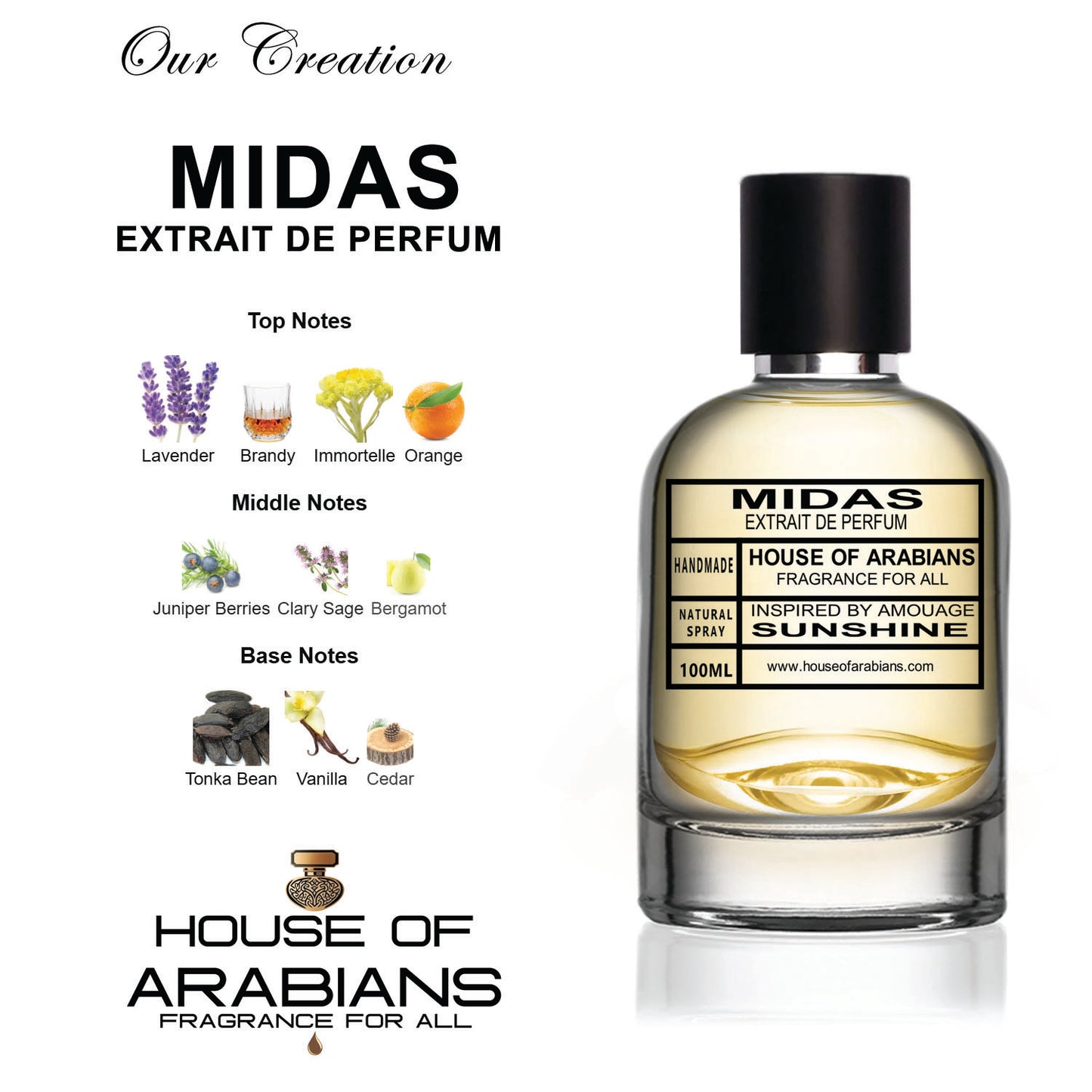 Midas Our Creation of (Sunshine Inspired by Amouage)