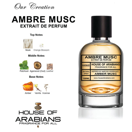 Ambre Musc Our Creation of (Amber Musc Inspired by Narciso Rodriguez)