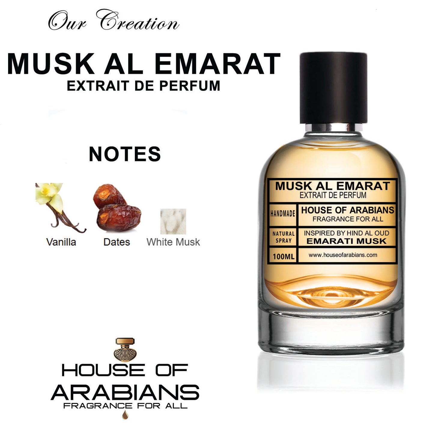 Musk Al Emarat Our Creation of (Emarati Musk Inspired by Hind Al Oud)