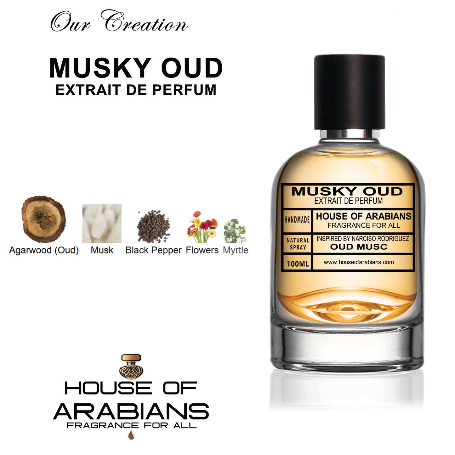 Musky Oud Our Creation of (Oud Musc Inspired by Narciso Rodriguez)