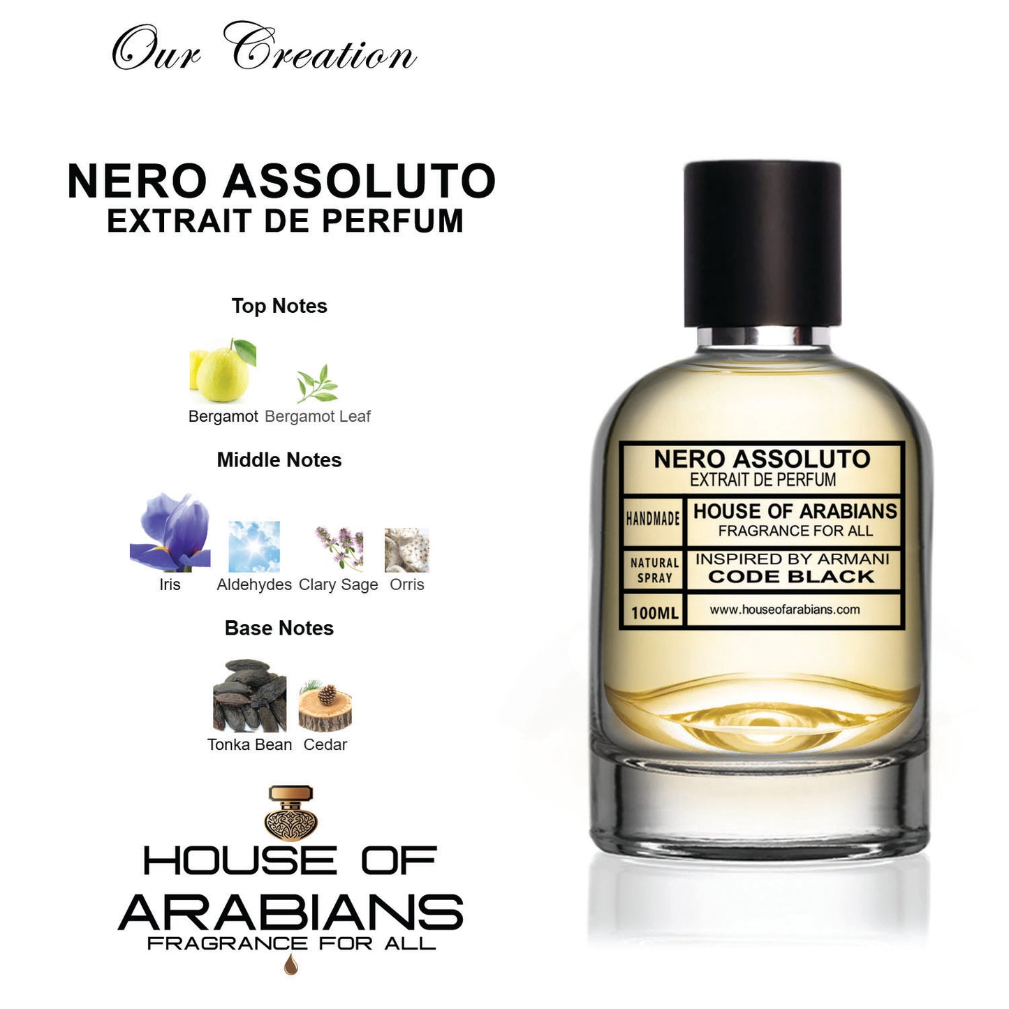 Nero Assoluto Our Creation of (Code Black Inspired By Armani)