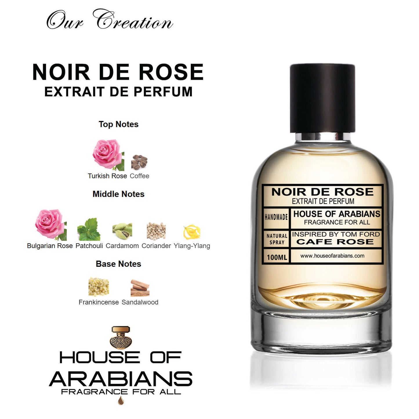 Noir De Rose Our Creation of (Cafe Rose Inspired by Tom Ford)
