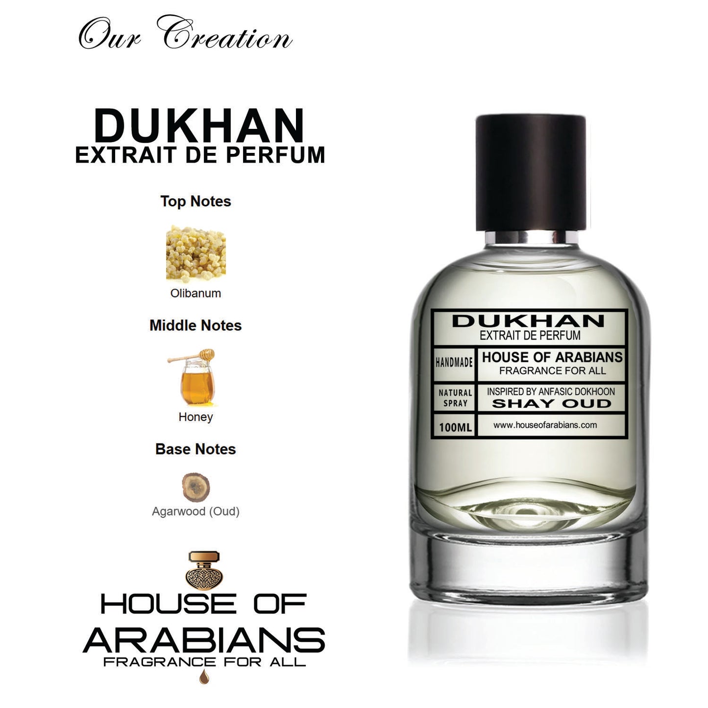 Dukhan Our Creation of (Shay Oud Inspired By Anfasic Dokhoon)