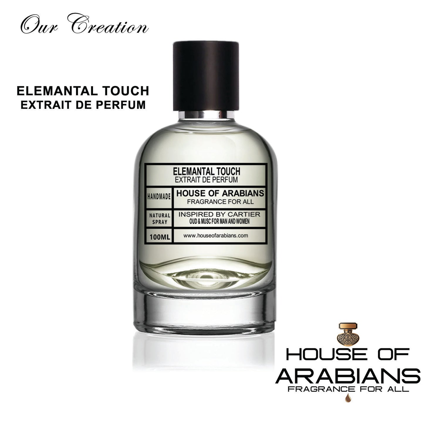 Elemantal Touch Our Creation of (Oud & Musc For Man And Woman Inspired By Cartier)