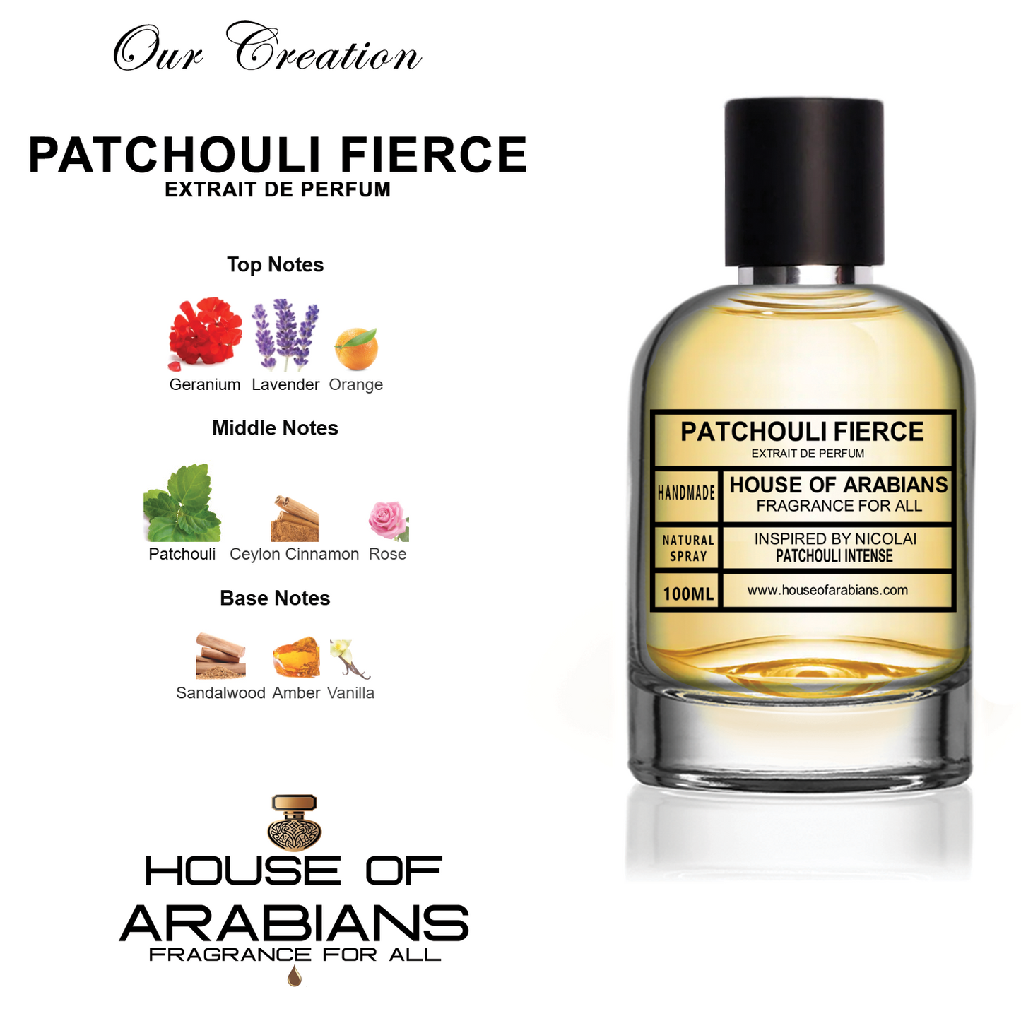 Patchouli Fierce Our Creation of (Patchouli Intense Inspired by Nicolai)