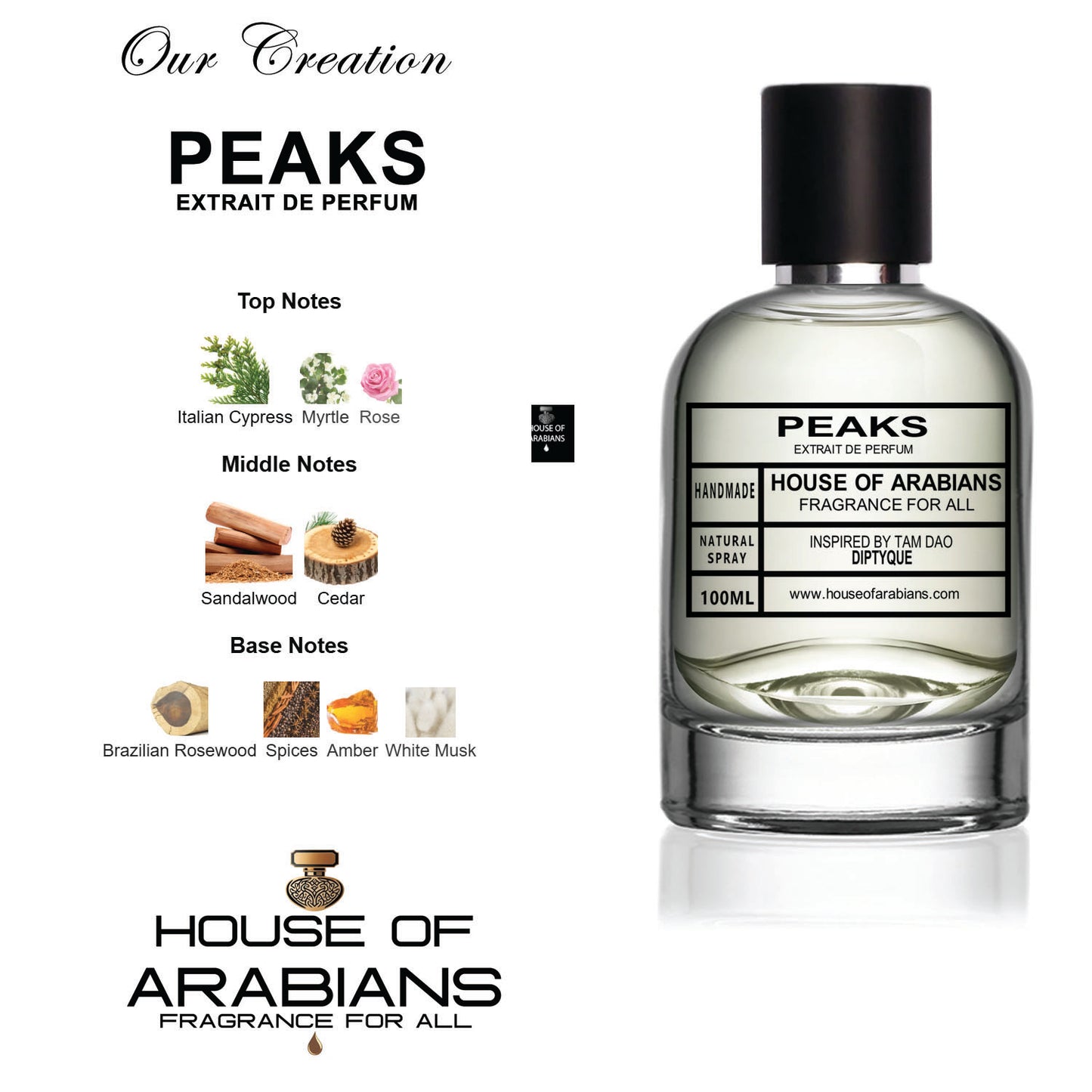 Peaks Our Creation of (Diptyque Inspired by Tam Dao)