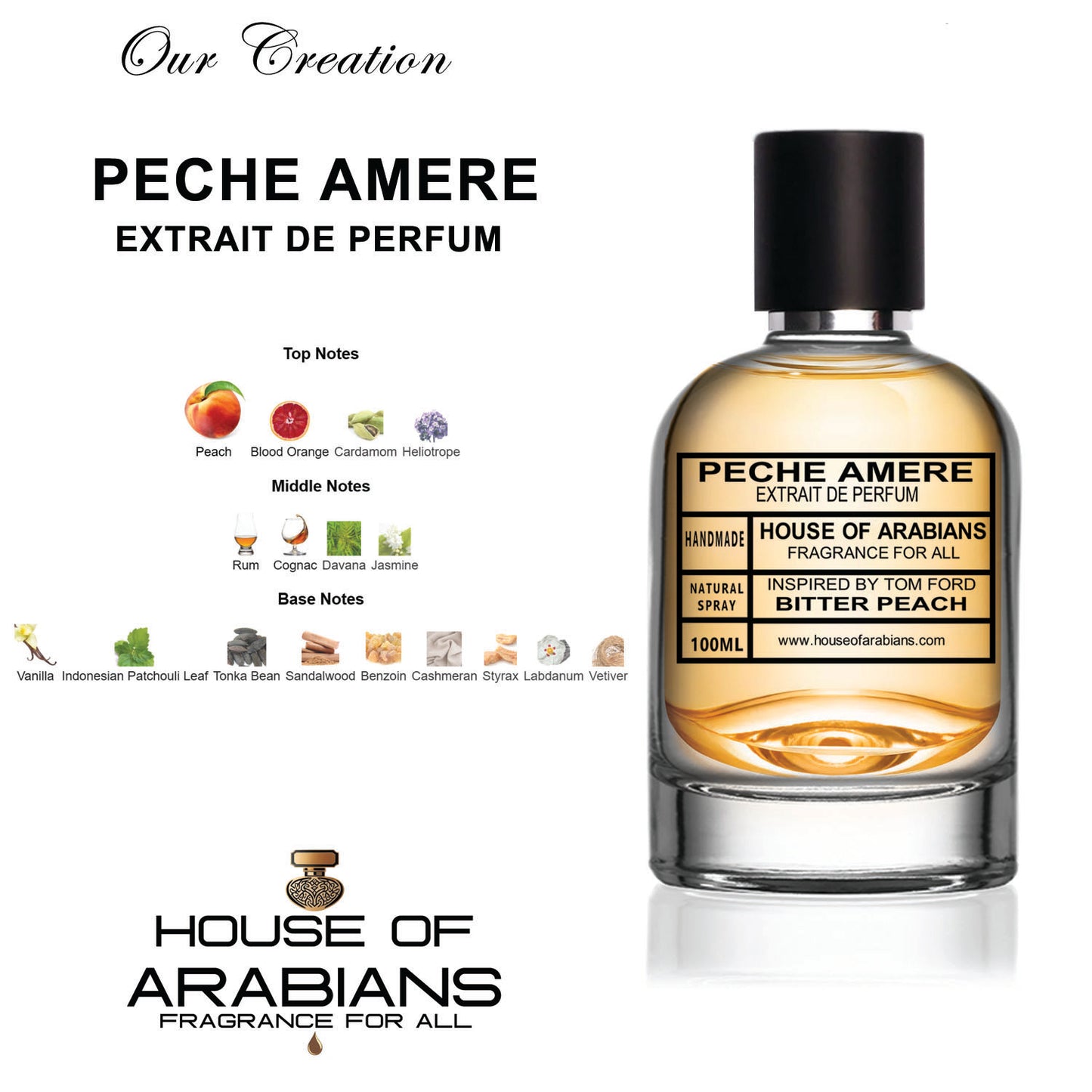 Peche Amere Our Creation of (Bitter Peach Inspired by Tom Ford)