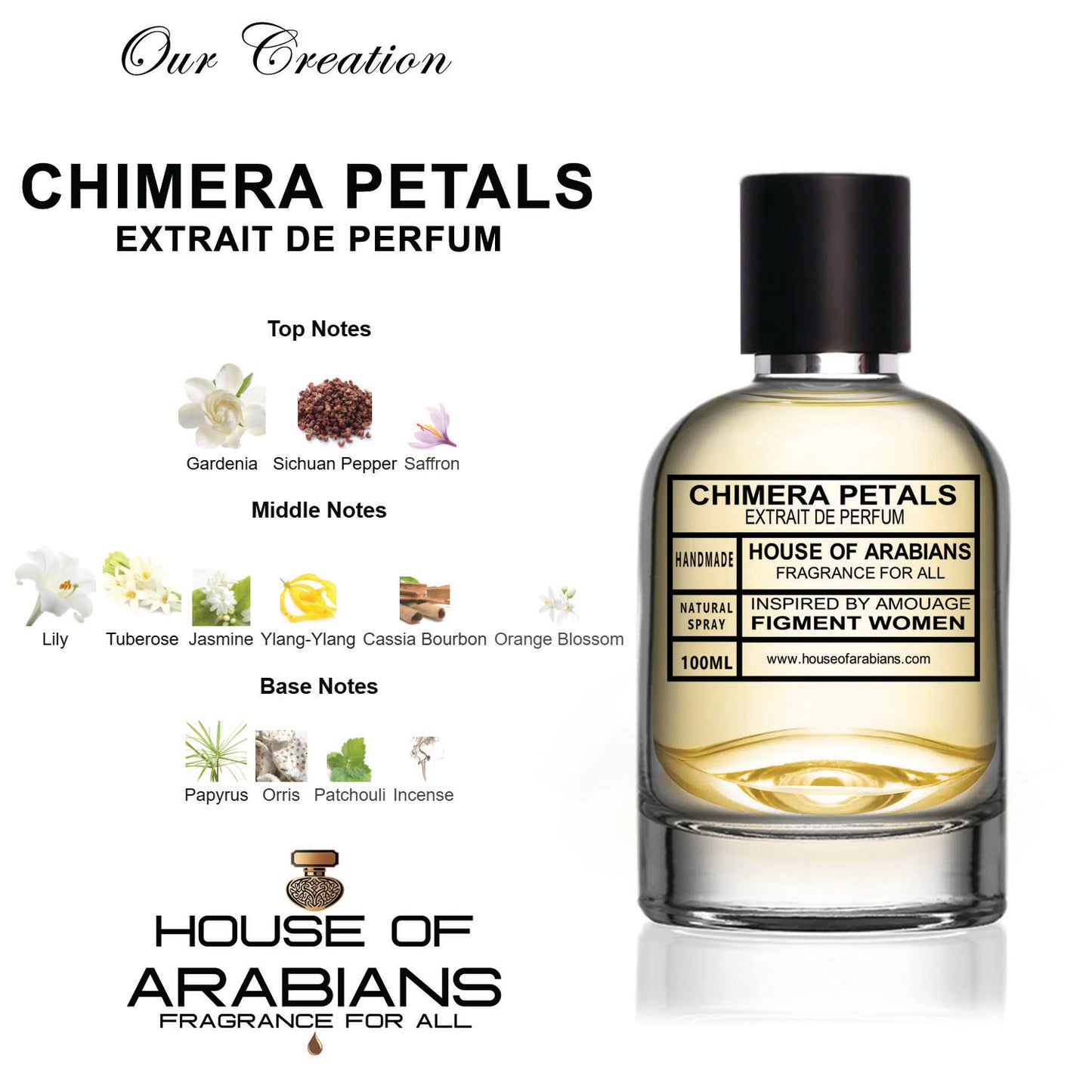 Chimera Petals Our Creation of (Figment Women Inspired by Amouage)