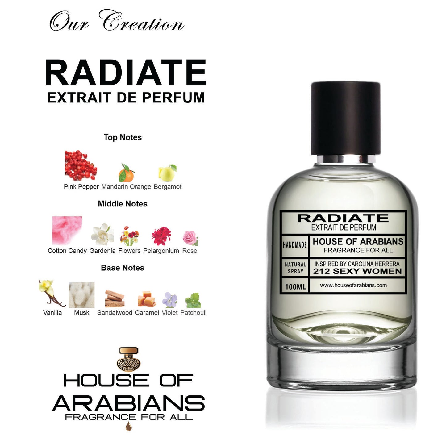 Radiate Our Creation of (212 Sexy Women Inspired By Carolina Herrera)