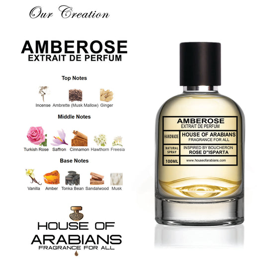 Amberose Our Creation of (Rose D"Isparta Inspired By Boucheron)