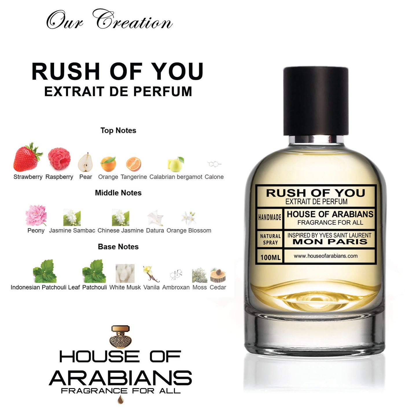 Rush Of You Our Creation of (Mon Paris Inspired by Yves Saint Laurent)