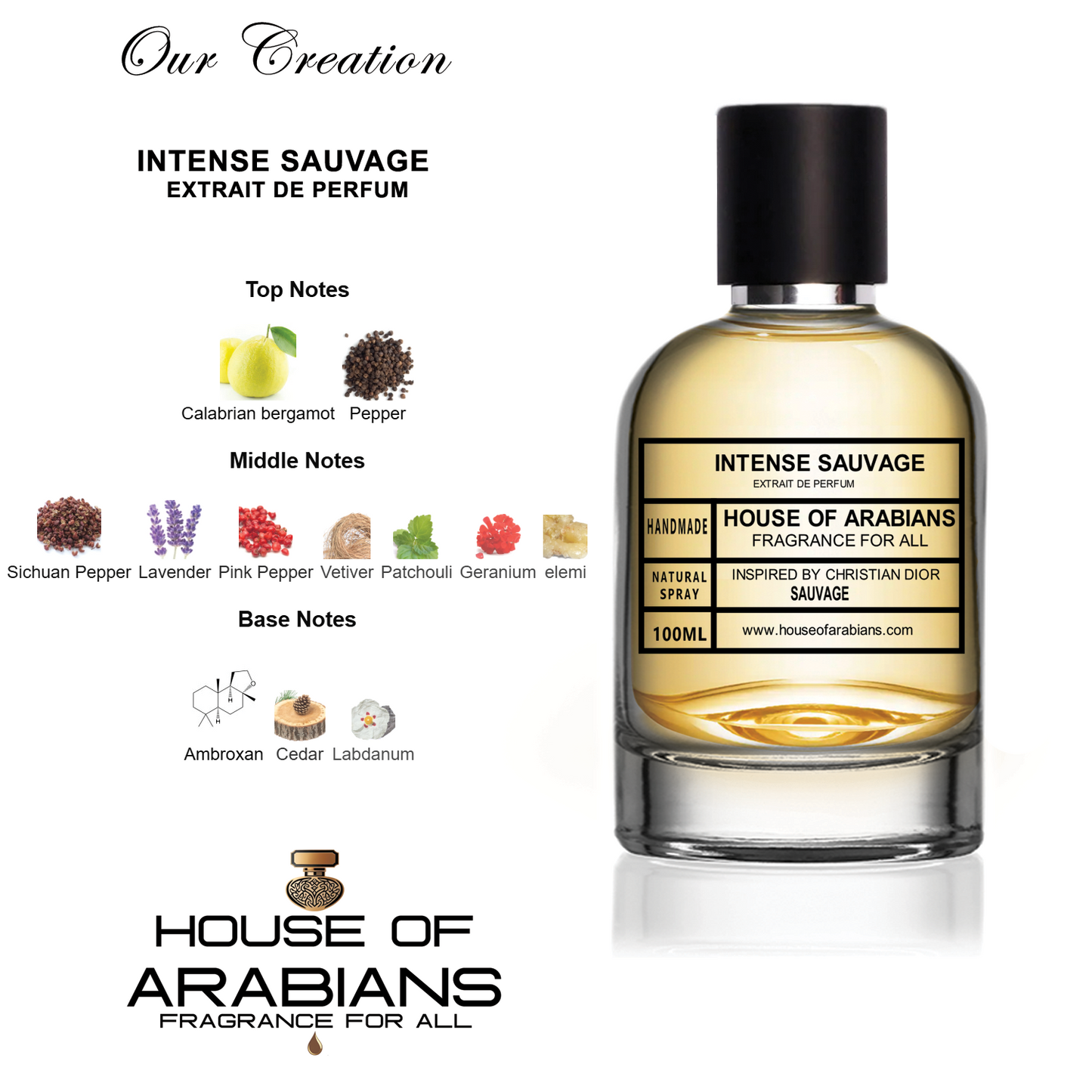 Intense Sauvage Our Creation of (Sauvage Inspired by Christian Dior)