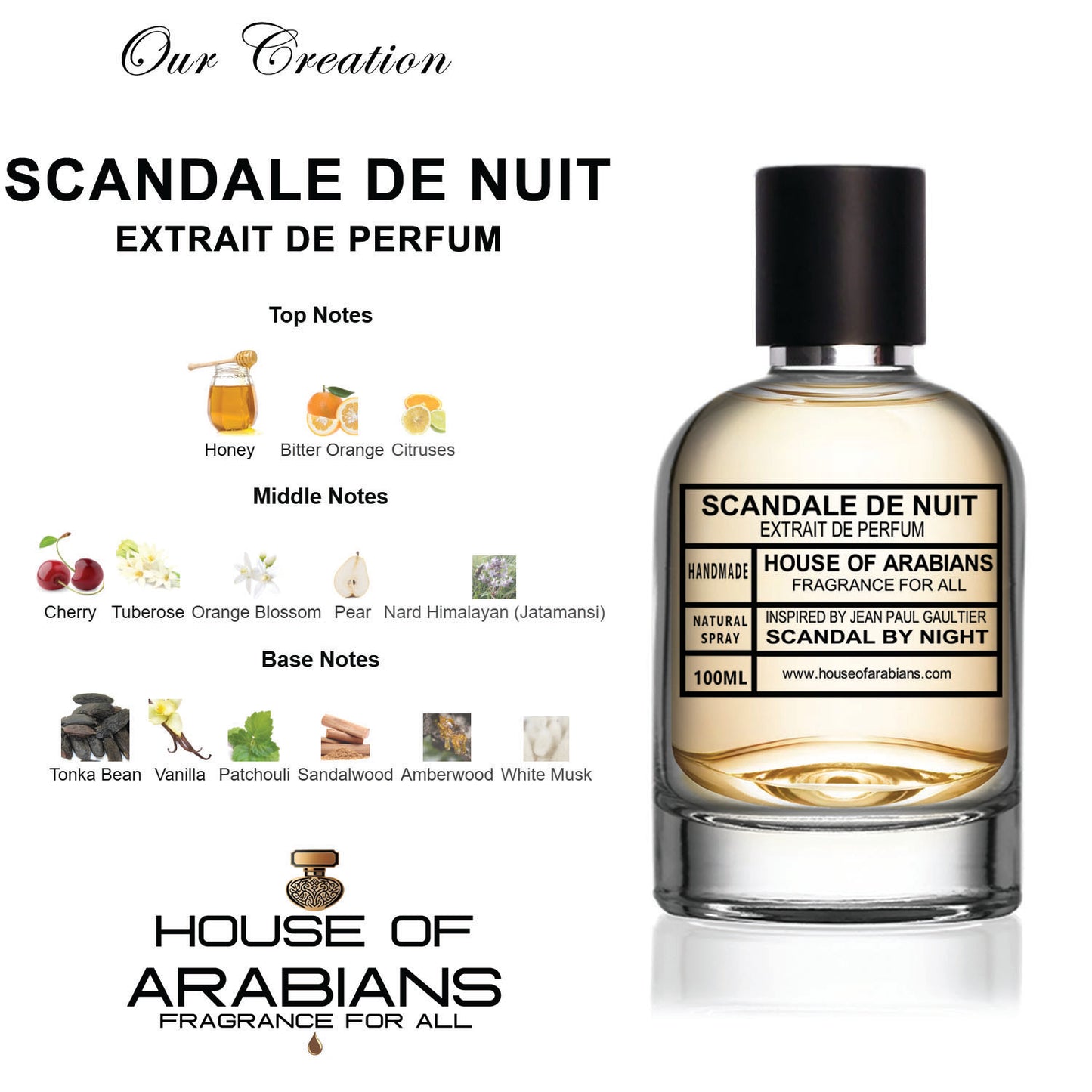 Scandale De Nuit Our Creation of (Scandal Inspired By Night by Jean Paul Gaultier)