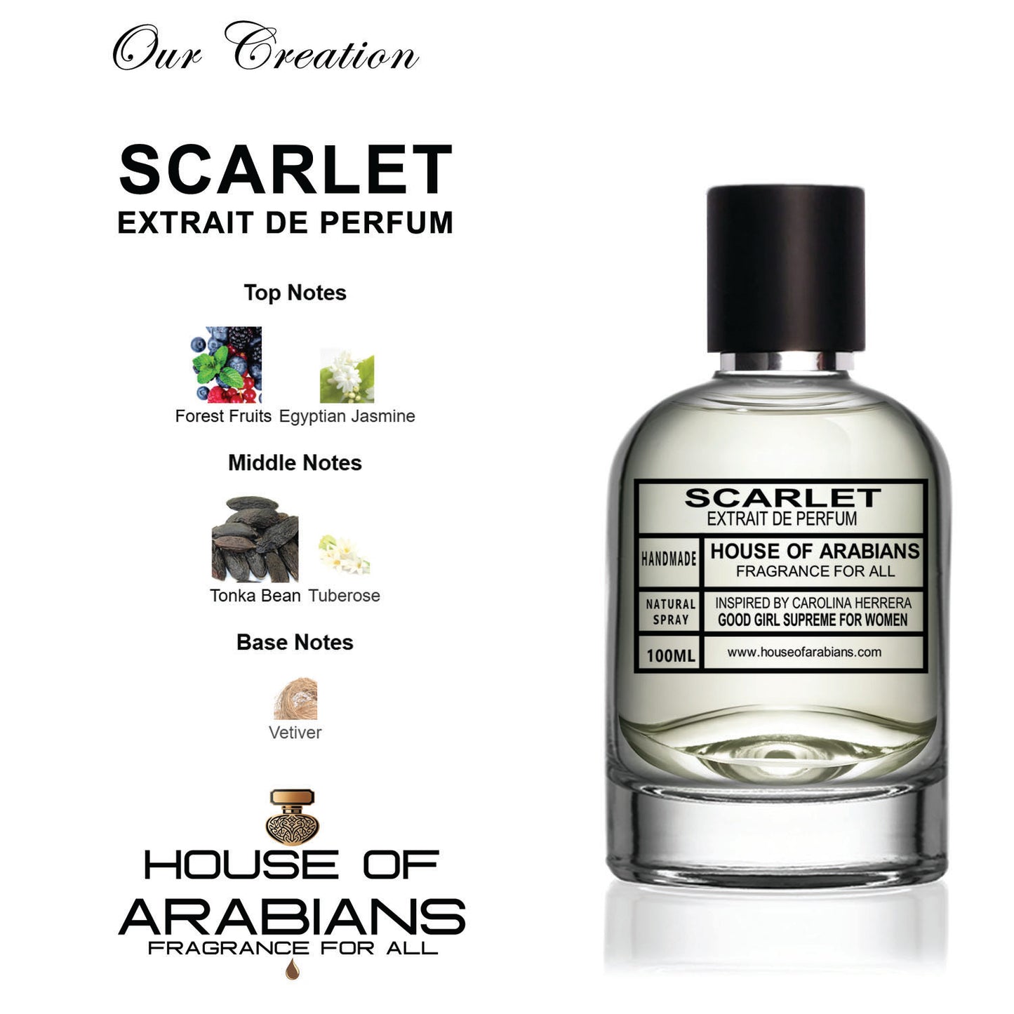 Scarlet Our Creation of (Good Girl Supreme For Women Inspired By Carolina Herrera)