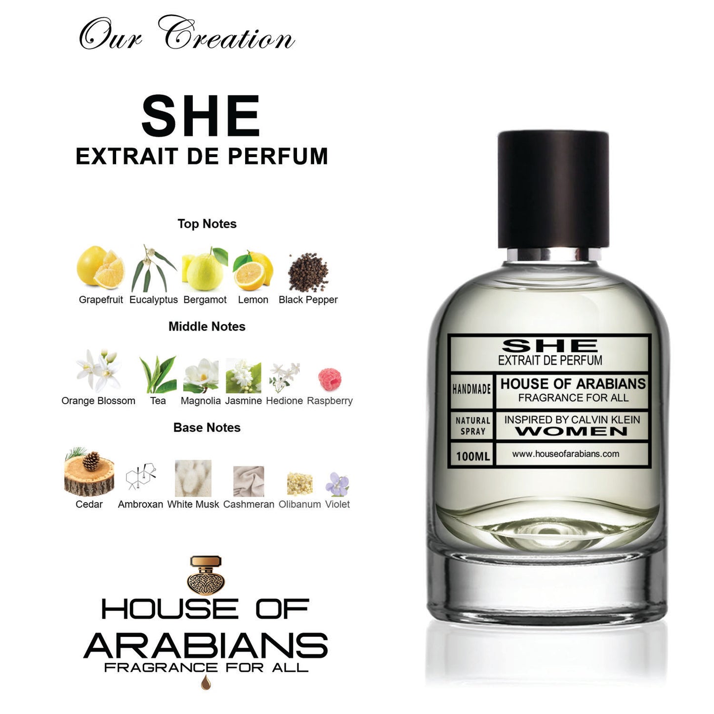 She Our Creation of (Women Inspired By Calvin Klein)