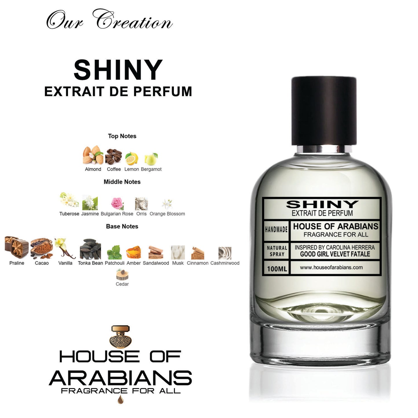 Shiny Our Creation of (Good Girl Velvet Fatale Inspired By Carolina Herrera)