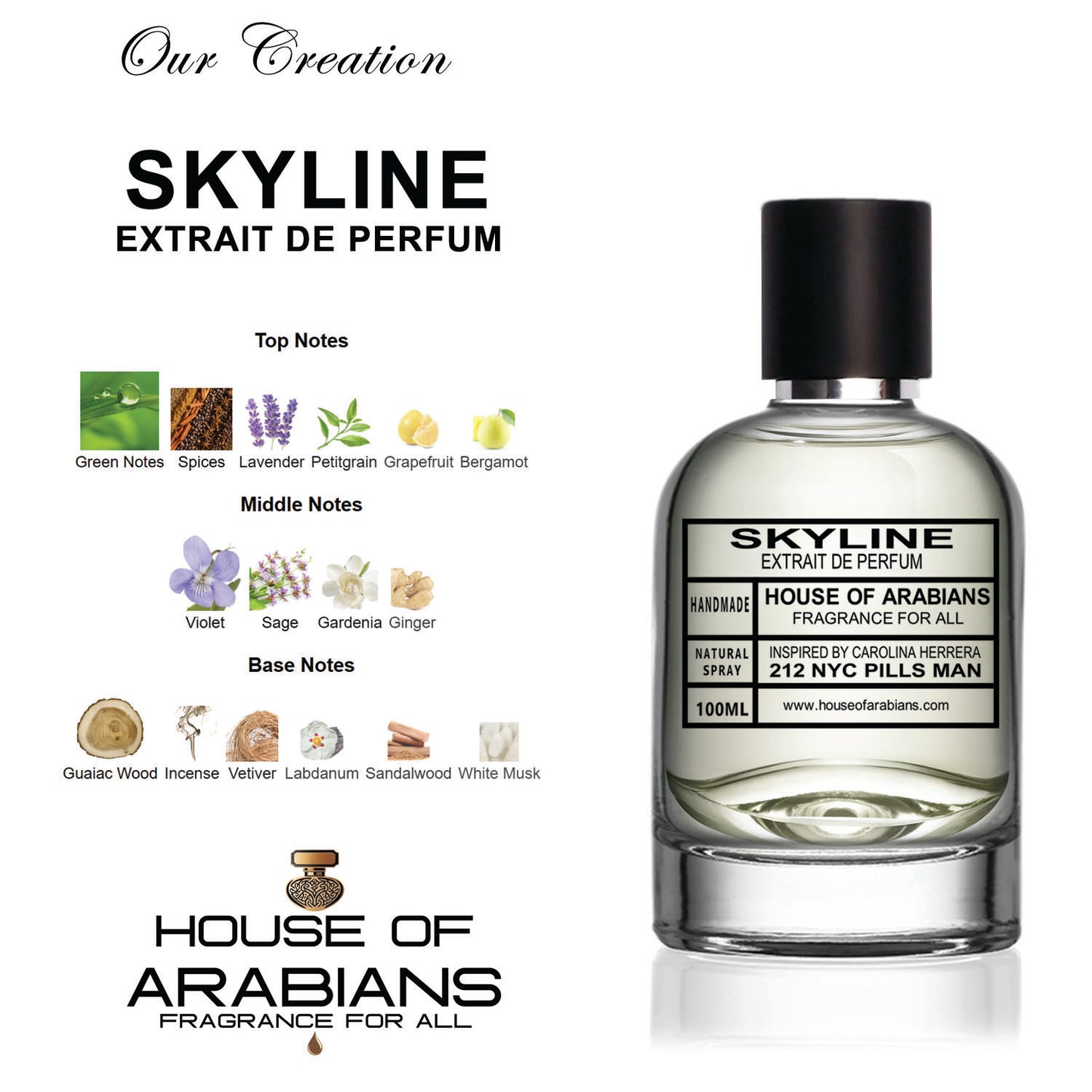 SkyLine Our Creation of (212 Nyc Pills Man Inspired By Carolina Herrera)