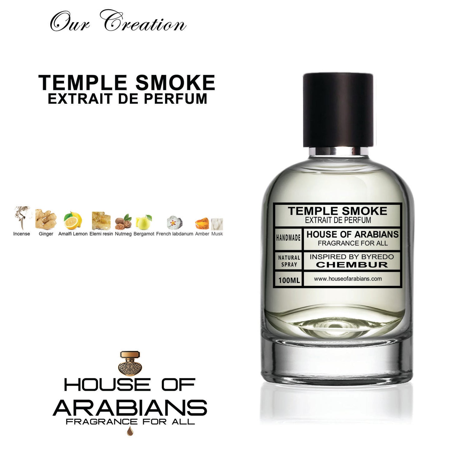Temple Smoke Our Creation of (Chembur Inspired By Byredo)
