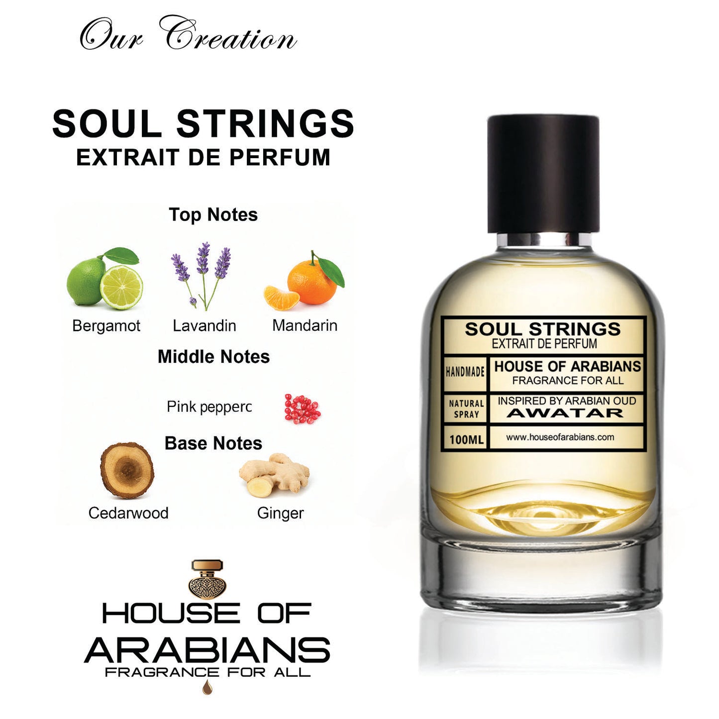 Soul Strings Our Creation of (Awatar Inspired By Arabian Oud)