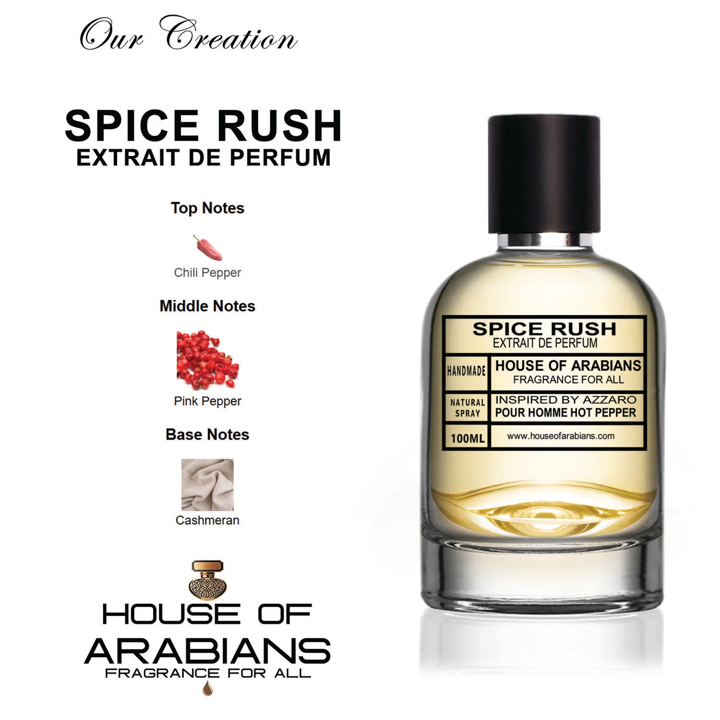 Spice Rush Our Creation of (Pour Homme Hot Pepper Inspired By Azzaro)